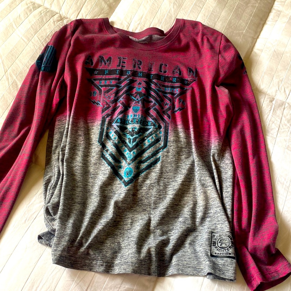 American fighter shirt 💜